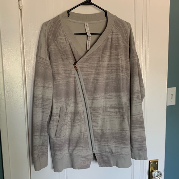 Lululemon asymmetrical zip jacket - Picture 1 of 6
